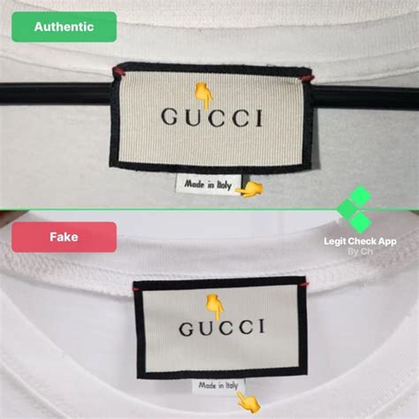 fake gucci streetwear|authentic Gucci clothing tags.